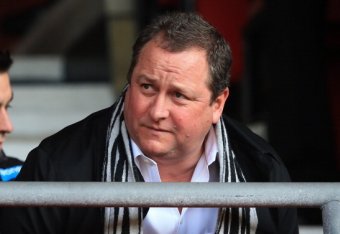 SOUTHAMPTON, ENGLAND - MARCH 29:  Newcastle United owner Mike Ashley takes his seat prior to kickoff during the Barclays Premier League match between Southampton and Newcastle United at St Mary's Stadium on March 29, 2014 in Southampton, England.  (Photo 