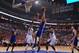 David Lee battled inside all series.