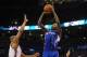 May 5, 2014; Oklahoma City, OK, USA; Los Angeles Clippers guard Jamal Crawford (11) attempts a shot against Oklahoma City Thunder forward Caron Butler (2) during the second quarter in game one of the second round of the 2014 NBA Playoffs at Chesapeake Ene