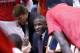 May 4, 2014; Toronto, Ontario, CAN; Toronto Raptors head coach Dwane Casey talks to his team during a break in the action against the Brooklyn Nets in game seven of the first round of the 2014 NBA Playoffs at the Air Canada Centre. Brooklyn defeated Toro