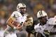 GLENDALE, AZ - JANUARY 01: Quarterback Blake Bortles #5 of the UCF Knights runs with the football against the Baylor Bears during the Tostitos Fiesta Bowl at University of Phoenix Stadium on January 1, 2014 in Glendale, Arizona. (Photo by Christian Pete