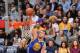 LOS ANGELES, CA - APRIL 11: Andrew Bogut #12 of the Golden State Warriors dunks against the Los Angeles Lakers at Staples Center on April 11, 2014 in Los Angeles, California. NOTE TO USER: User expressly acknowledges and agrees that, by downloading and/or