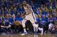 OKLAHOMA CITY, OK - MAY 5: Kevin Durant #35 of the Oklahoma City Thunder drives against the Los Angeles Clippers in Game One of the Western Conference Semifinals during the 2014 NBA Playoffs at the Chesapeake Arena on May 5, 2014 in Oklahoma City, Oklahom