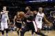 May 6, 2014; San Antonio, TX, USA; Portland Trail Blazers guard Mo Williams (25) drives to the basket against the San Antonio Spurs in game one of the second round of the 2014 NBA Playoffs at AT&T Center. Mandatory Credit: Soobum Im-USA TODAY Sports