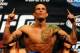 Feb 21, 2014; Las Vegas, NV, USA; UFC Lightweight fighter Erik Koch participates in the UFC 170 weigh-in at Mandalay Bay Events Center. Mandatory Credit: Stephen R. Sylvanie-USA TODAY Sports
