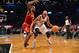 BROOKLYN, NY - DECEMBER 29: Jerry Stackhouse #42 of the Brooklyn Nets drives to the basket against Dion Waiters #3 of the Cleveland Cavaliers during the game at the Barclays Center on December 29, 2012 in Brooklyn, New York. NOTE TO USER: User expressly a