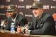 BEREA, OH - MAY 9: Cleveland Browns draft picks Justin Gilbert (L) and Johnny Manziel (R) answer questions during a press conference at the Browns training facility on May 9, 2014 in Cleveland, Ohio. Gilbert and Manziel were selected 8th and 22nd, respect