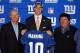 George Young, top, and Ernie Accorsi, bottom right, were successful GMs with the Giants.