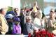 May 3, 2014; Louisville, KY, USA; California Chrome jockey Victor Espinoza (5) and trainer Art Sherman and owners Perry Martin and Steve Coburn celebrate in the winner's circle after winning the 2014 Kentucky Derby at Churchill Downs. Mandatory Credit: Ma