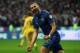 PARIS, FRANCE - NOVEMBER 19: Karim Benzema of France celebrates scoring during the FIFA 2014 World Cup Qualifier Play-off second leg match between France and Ukraine at the Stade de France on November 19, 2013 in Paris, France. (Photo by Bryn Lennon/Get