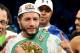CARSON, CA - AUGUST 24: Jhonny Gonzalez poses with the belt as he beats Abner Mares in a first round konckout during the WBC Featherweight Title Fight at the StubHub Center on August 24, 2013 in Carson, California. (Photo by Harry How/Getty Images)