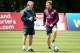 VALE DO LOBO, ALGARVE, PORTUGAL - MAY 21: Manager Roy Hodgson talks with Luke Shaw during a training session at the England pre-World Cup Training Camp at the Vale Do Lobo Resort on May 21, 2014 in Vale Do Lobo, Algarve, Portugal. (Photo by Richard Heat