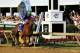 BALTIMORE, MD - MAY 17: California Chrome #3, ridden by Victor Espinoza, races accross the finishline to win the 139th running of the Preakness Stakes at Pimlico Race Course on May 17, 2014 in Baltimore, Maryland. (Photo by Patrick Smith/Getty Images)