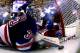 NEW YORK, NY - MAY 22: Henrik Lundqvist #30 and Chris Kreider #20 of the New York Rangers watches Daniel Briere #48 of the Montreal Canadiens (not pictured) goal into the back of the net in Game Three of the Eastern Conference Final during the 2014 NHL S