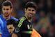 MADRID, SPAIN - MARCH 05: Diego Costa of Spain reacts during the international friendly match between Spain and Italy on March 5, 2014 in Madrid, Spain. (Photo by Denis Doyle/Getty Images)