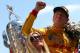 INDIANAPOLIS - MAY 25: Ryan Hunter-Reay driver of the #28 DHL Andretti Autosport Chevrolet Dallara celebrates with is wife Beccy after winning the 98th running of the Indianapolis 500 Mile Race on May 25, 2014 at the Indianapolis Motor Speedway in Indian