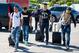 LAS ROZAS DE MADRID, SPAIN - MAY 26: (L-R) Spain players Santi Cazorla, Pedro Rodriguez, Cesar Azpilicueta and Jordi Alba arrive for a training camp at Ciudad del Futbol on May 26, 2014 in Las Rozas de Madrid, Spain. (Photo by David Ramos/Getty Images)