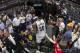 MEMPHIS, TN - APRIL 24: Zach Randolph #50 of the Memphis Grizzlies celebrates after defeating the Oklahoma City Thunder in Game Three of the Western Conference Quarterfinals during the 2014 NBA Playoffs on April 24, 2014 at FedExForum in Memphis, Tennesse