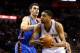 Tim Duncan's 22 points and 12 rebounds helped pace the Spurs to a Game 5 win over OKC and within a victory of returning to the finals.
