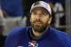 May 29, 2014; New York, NY, USA; New York Rangers goalie Henrik Lundqvist (30) after beating the Montreal Canadiens 1-0 in game six of the Eastern Conference Final of the 2014 Stanley Cup Playoffs at Madison Square Garden. Mandatory Credit: Adam Hunger-US