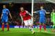 LONDON, ENGLAND - DECEMBER 04: Nicklas Bendtner of Arsenal celebrates scoring the opening goal during the Barclays Premier League match between Arsenal and Hull City at Emirates Stadium on December 4, 2013 in London, England. (Photo by Jamie McDonald/Get
