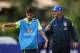 TERESOPOLIS, BRAZIL - MAY 29: Neymar gives instructions with a head coach Luiz Felipe Scolari during a training session of the Brazilian national football team at the squad's Granja Comary training complex, in Teresopolis, 90 km from downtown Rio de Janei