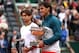Ferrer and Nadal after the 2013 French Open final.