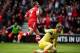 SOUTHAMPTON, ENGLAND - MAY 11: Rickie Lambert of Southampton celebrates scoring during the Barclays Premier League match between Southampton and Manchester United at St Mary's Stadium on May 11, 2014 in Southampton, England. (Photo by Ian Walton/Getty I