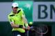 PARIS, FRANCE - JUNE 04: Andy Murray of Great Britain returns a shot during his men's singles quarter-final match against Gael Monfils of France on day eleven of the French Open at Roland Garros on June 4, 2014 in Paris, France. (Photo by Matthew Stockm