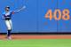 Jul 14, 2013; Flushing , NY, USA; World outfielder Gregory Polanco throws the ball back to the infield during the second inning of the 2013 All Star Futures Game at Citi Field. Mandatory Credit: Brad Penner-USA TODAY Sports