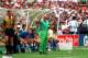 Sacchi on the sidelines at World Cup '94 in the USA
