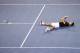 MELBOURNE, AUSTRALIA - JANUARY 29: Novak Djokovic of Serbia celebrates winning championship point in his men's final match against Rafael Nadal of Spain during day fourteen of the 2012 Australian Open at Melbourne Park on January 29, 2012 in Melbourne, A