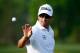 DUBLIN, OH - MAY 28: Adam Scott of Australia catches a ball during the pro-am round prior to the Memorial Tournament presented by Nationwide Insurance at Muirfield Village Golf Club on May 28, 2014 in Dublin, Ohio. (Photo by Sam Greenwood/Getty Images)