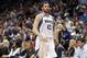 MINNEAPOLIS, MN - NOVEMBER 16: Kevin Love #42 of the Minnesota Timberwolves stands on the court against the Boston Celtics on November 16, 2013 at Target Center in Minneapolis, Minnesota. NOTE TO USER: User expressly acknowledges and agrees that, by down