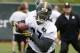 The Pittsburgh Steelers signed LeGarrette Blount (above), who they hope can bolster their rush attack.