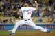 Jun 2, 2014; Los Angeles, CA, USA; Los Angeles Dodgers starter Clayton Kershaw (22) delivers a pitch against the Chicago White Sox at Dodger Stadium. Mandatory Credit: Kirby Lee-USA TODAY Sports