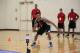 CHICAGO, IL - May 16: K.J. McDaniels participates in drills during the 2014 Draft Combine on May 16, 2014 at Quest Multisport in Chicago, Illinois. NOTE TO USER: User expressly acknowledges and agrees that, by downloading and or using this Photograph,