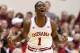 BLOOMINGTON, IN - JANUARY 14: Noah Vonleh #1 of the Indiana Hoosiers celebrates after making a three-point shot against the Wisconsin Badgers during the game at Assembly Hall on January 14, 2014 in Bloomington, Indiana. Indiana won the game 75-72. (Photo