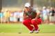 PINEHURST, NC - JUNE 12: Rory McIlroy of Northern Ireland lines up a putt on the seventh green during the first round of the 114th U.S. Open at Pinehurst Resort & Country Club, Course No. 2 on June 12, 2014 in Pinehurst, North Carolina. (Photo by Ross K