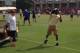 FSU coach Jimbo Fisher gives a few passing tips to 247Sports 4-star quarterback Kai Locksley.