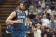 Apr 13, 2014; Sacramento, CA, USA; Minnesota Timberwolves forward Kevin Love (42) runs up the court after scoring against the Sacramento Kings during the first quarter at Sleep Train Arena. The Sacramento Kings defeated the Minnesota Timberwolves 106-103.