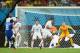 MANAUS, BRAZIL - JUNE 14: Claudio Marchisio of Italy shoots and scores his team's first goal during the 2014 FIFA World Cup Brazil Group D match between England and Italy at Arena Amazonia on June 14, 2014 in Manaus, Brazil. (Photo by Christopher Lee/Ge