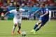 MANAUS, BRAZIL - JUNE 14: Raheem Sterling of England controls the ball against Gabriel Paletta of Italy during the 2014 FIFA World Cup Brazil Group D match between England and Italy at Arena Amazonia on June 14, 2014 in Manaus, Brazil. (Photo by Adam Pre