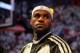 MIAMI, FL - JUNE 12: LeBron James #6 of the Miami Heat looks on against the San Antonio Spurs during Game Six of the 2014 NBA Finals on June 12, 2014 at American Airlines Arena in Miami, Florida. NOTE TO USER: User expressly acknowledges and agrees that,