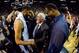 David Robinson was among a handful of past Spurs who joined the team in celebrating its fifth NBA title since 1999.