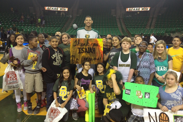 Isaiah Austin won a lot of new admirers with his admission that he is blind in one eye, including a number of young Baylor fans.
