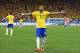 SAO PAULO, BRAZIL - JUNE 12: Neymar of Brazil celebrates after scoring his second goal on a penalty kick in the second half during the 2014 FIFA World Cup Brazil Group A match between Brazil and Croatia at Arena de Sao Paulo on June 12, 2014 in Sao Paulo