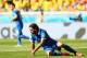 BELO HORIZONTE, BRAZIL - JUNE 14: Giorgos Samaras of Greece falls to the ground during the 2014 FIFA World Cup Brazil Group C match between Colombia and Greece at Estadio Mineirao on June 14, 2014 in Belo Horizonte, Brazil. (Photo by Quinn Rooney/Getty