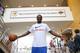 DALLAS, TX - MAY 22: University of Kentucky power forward and projected lottery draft pick Julius Randle time at home with his mother Caroline, works out at the Michael Johnson Performance Center, revisits his high school Prestonwood Christian Academy, i
