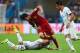 RIO DE JANEIRO, BRAZIL - JUNE 18: Gary Medel of Chile collides with Diego Costa of Spain during the 2014 FIFA World Cup Brazil Group B match between Spain and Chile at Maracana on June 18, 2014 in Rio de Janeiro, Brazil. (Photo by Matthias Hangst/Getty